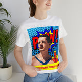 The Professional Problem Solver Blue Pow Unisex Jersey Short Sleeve Tee