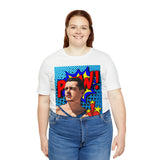 The Professional Problem Solver Blue Pow Unisex Jersey Short Sleeve Tee