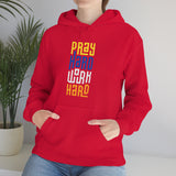 Pray Hard Work Hard Unisex Heavy Blend™ Hooded Sweatshirt