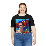 The Professional Problem Solver Blue Pow Unisex Jersey Short Sleeve Tee