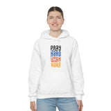 Pray Hard Work Hard Unisex Heavy Blend™ Hooded Sweatshirt