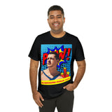 The Professional Problem Solver Blue Pow Unisex Jersey Short Sleeve Tee