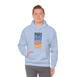 Pray Hard Work Hard Unisex Heavy Blend™ Hooded Sweatshirt