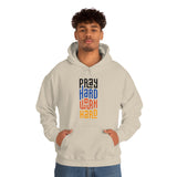 Pray Hard Work Hard Unisex Heavy Blend™ Hooded Sweatshirt