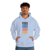 Pray Hard Work Hard Unisex Heavy Blend™ Hooded Sweatshirt