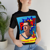 The Professional Problem Solver Blue Pow Unisex Jersey Short Sleeve Tee