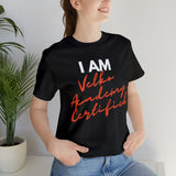 I Am Velko Academy Certified Unisex Jersey Short Sleeve Tee