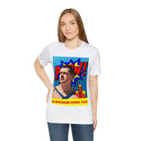 The Professional Problem Solver Blue Pow Unisex Jersey Short Sleeve Tee