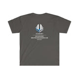 CHALLENGES ARE NEVER DISADVANTAGES T-SHIRT BLUE