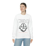 Unisex Heavy Blend™ Crewneck Sweatshirt - GET REFERRALS (WHITE)