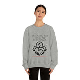 Unisex Heavy Blend™ Crewneck Sweatshirt - GET REFERRALS (WHITE)
