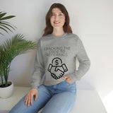 Unisex Heavy Blend™ Crewneck Sweatshirt - GET REFERRALS (WHITE)