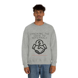 Unisex Heavy Blend™ Crewneck Sweatshirt - GET REFERRALS (WHITE)