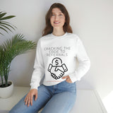 Unisex Heavy Blend™ Crewneck Sweatshirt - GET REFERRALS (WHITE)