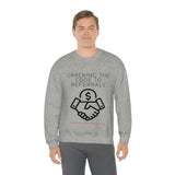 Unisex Heavy Blend™ Crewneck Sweatshirt - GET REFERRALS (WHITE)