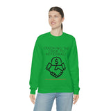 Unisex Heavy Blend™ Crewneck Sweatshirt - GET REFERRALS (WHITE)