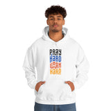Pray Hard Work Hard Unisex Heavy Blend™ Hooded Sweatshirt