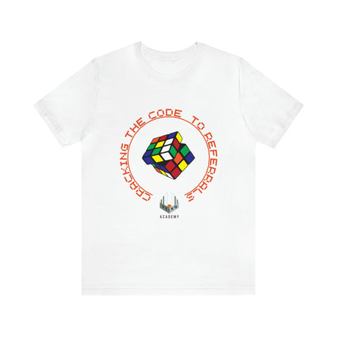 Cracking The Code to Referrals Unisex Jersey Short Sleeve Tee
