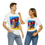 The Professional Problem Solver Blue Pow Unisex Jersey Short Sleeve Tee