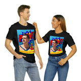The Professional Problem Solver Blue Pow Unisex Jersey Short Sleeve Tee