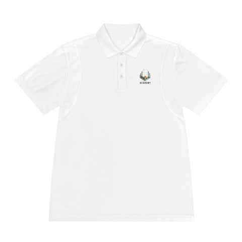 Velko Academy Men's Sport Polo Shirt White