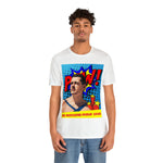 The Professional Problem Solver Blue Pow Unisex Jersey Short Sleeve Tee