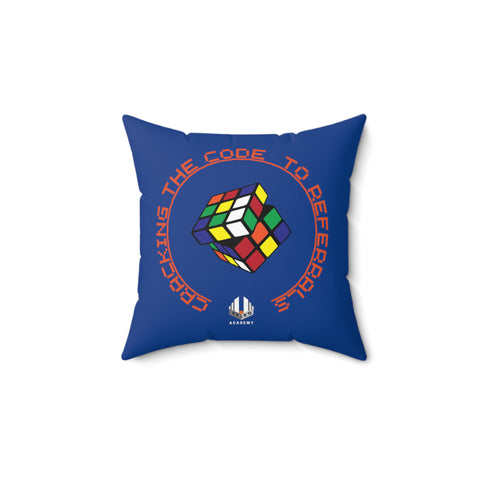 Cracking The Code To Referrals Spun Polyester Square Pillow
