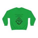 Unisex Heavy Blend™ Crewneck Sweatshirt - GET REFERRALS (WHITE)