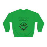 Unisex Heavy Blend™ Crewneck Sweatshirt - GET REFERRALS (WHITE)