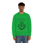 Unisex Heavy Blend™ Crewneck Sweatshirt - GET REFERRALS (WHITE)