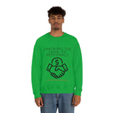 Unisex Heavy Blend™ Crewneck Sweatshirt - GET REFERRALS (WHITE)