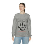 Unisex Heavy Blend™ Crewneck Sweatshirt - GET REFERRALS (WHITE)