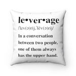 Leverage 14" Square Pillow