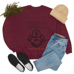 Unisex Heavy Blend™ Crewneck Sweatshirt - GET REFERRALS (WHITE)