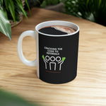 Ceramic Mug 11oz - GET REFERRALS (BLACK)