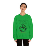 Unisex Heavy Blend™ Crewneck Sweatshirt - GET REFERRALS (WHITE)