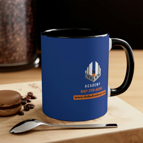 Accent Coffee Mug - GET REFERRALS (BLUE)