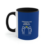 Accent Coffee Mug - GET REFERRALS (BLUE)