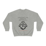 Unisex Heavy Blend™ Crewneck Sweatshirt - GET REFERRALS (WHITE)
