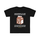 STOP ASSUMING T-SHIRT YELLOW