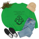 Unisex Heavy Blend™ Crewneck Sweatshirt - GET REFERRALS (WHITE)